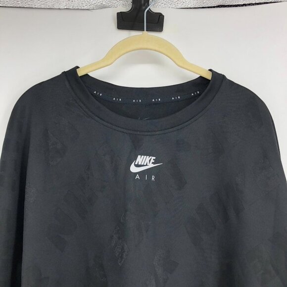 Nike air black midlayer DriFit crew long sleeve  running top size M - Picture 6 of 16